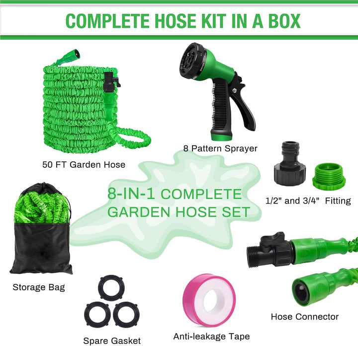Magic Hose Pipe 50 Feet Expandable Pipe - SS Smart Store