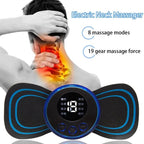 Wireless EMS Mini Massager – Portable Pain Relief Butterfly 💆‍♂️⚡ - SS Smart Store