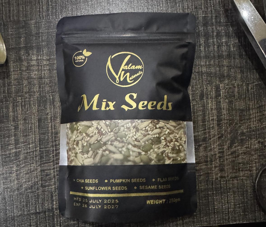 Premium Mix Seeds 250g – Chia, Flax, Pumpkin, Sunflower & Sesame
