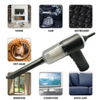 3-in-1 Mini USB Rechargeable Vacuum Cleaner – For Car, Home & Dusting (AS-228) - SS Smart Store