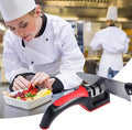 3-in-1 Knife Sharpener Set with Ceramic Peeler – 3-Stage Diamond Coated Sharpener for Kitchen, Fruit & Meat Knives - SS Smart Store