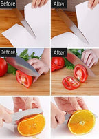 3-in-1 Knife Sharpener Set with Ceramic Peeler – 3-Stage Diamond Coated Sharpener for Kitchen, Fruit & Meat Knives - SS Smart Store