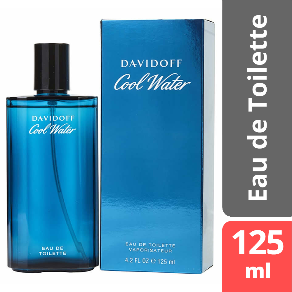 Davidoff Cool Water Eau de Toilette - 125ml | Refreshing Aquatic Scent for Men (MASTER COPY) - SS Smart Store