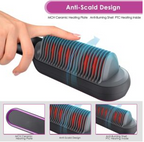 Professional Electric Hair Straightener Brush Heated Comb Straight & Curly Styling Tool - SS Smart Store