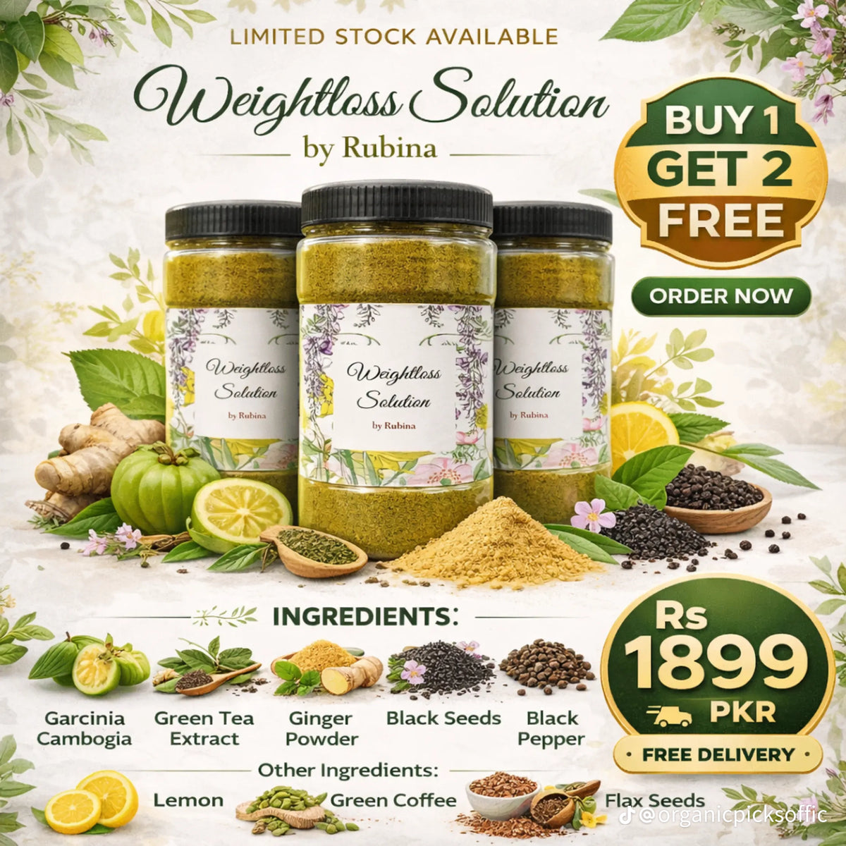 Dr. Rubina Weight Loss Solution 150g 🌿