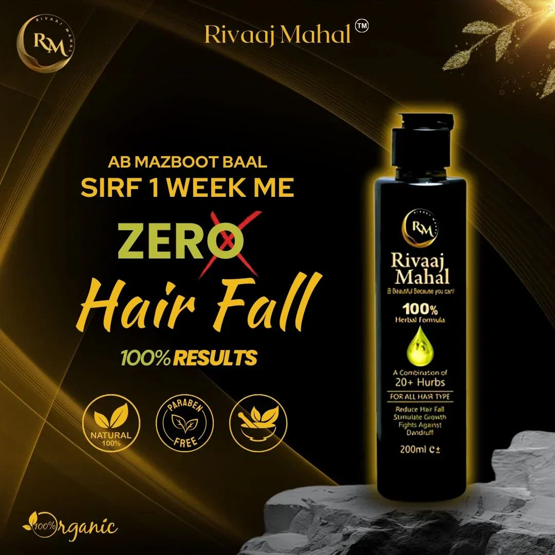 Rivaaj Mahal Charcoal Shampoo + Conditioner – For Deep Cleansing & Silky Black Shine - SS Smart Store