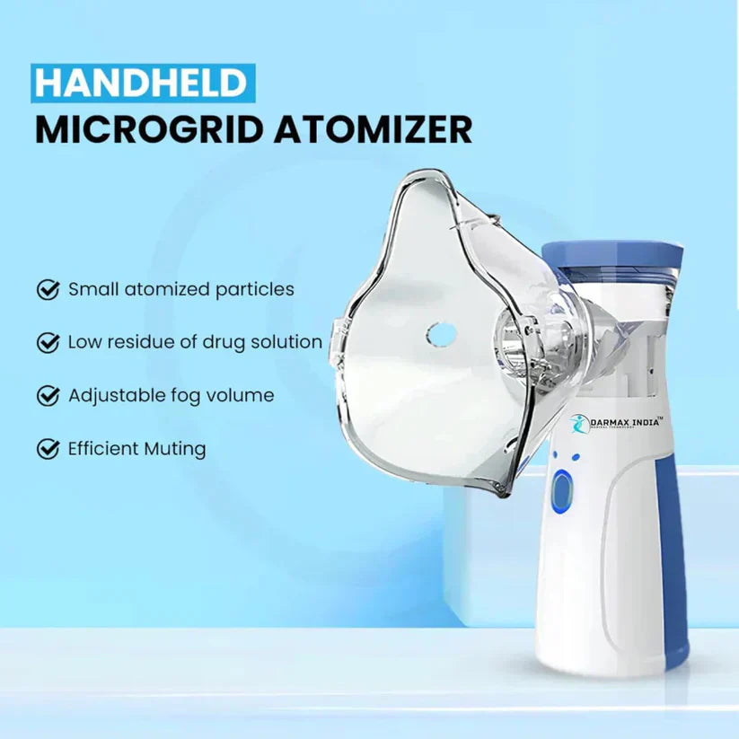 Mini Portable Silent Mesh Nebulizer — Handheld Inhaler for Asthma & Respiratory Care - SS Smart Store