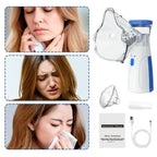 Mini Portable Silent Mesh Nebulizer — Handheld Inhaler for Asthma & Respiratory Care - SS Smart Store