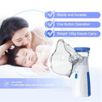 Mini Portable Silent Mesh Nebulizer — Handheld Inhaler for Asthma & Respiratory Care - SS Smart Store