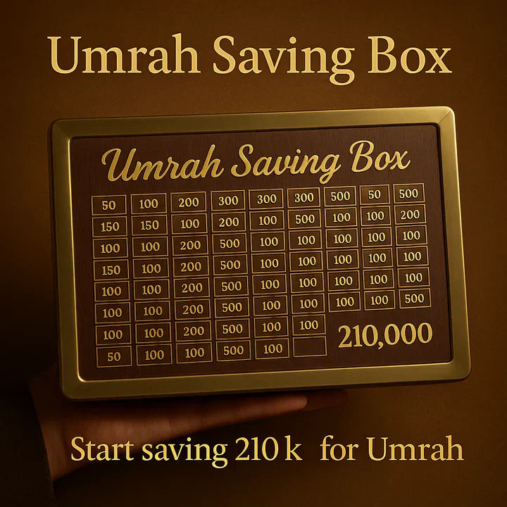 Premium Umrah Saving Box – Save Up to Rs. 210,000 - SS Smart Store