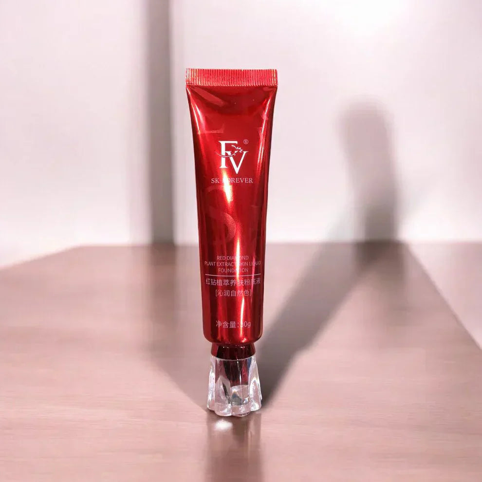 Red Diamond FV Oil-Absorbing Liquid Foundation | Best Tube Foundation – 30g (ORIGINAL) - SS Smart Store