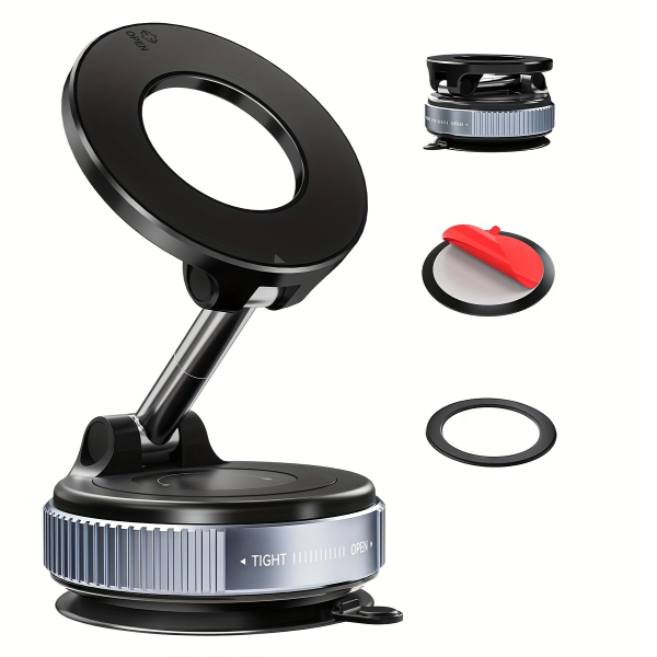 "Adjustable Suction Phone Holder – Strong Grip Mount for Car, Desk, Kitchen & Bedside" - SS Smart Store