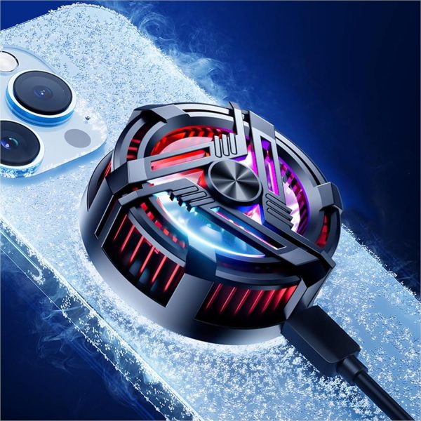 AL-02 Magnetic Phone Cooler with RGB Lights – Semiconductor Cooling Chip for Mobile Gaming - SS Smart Store