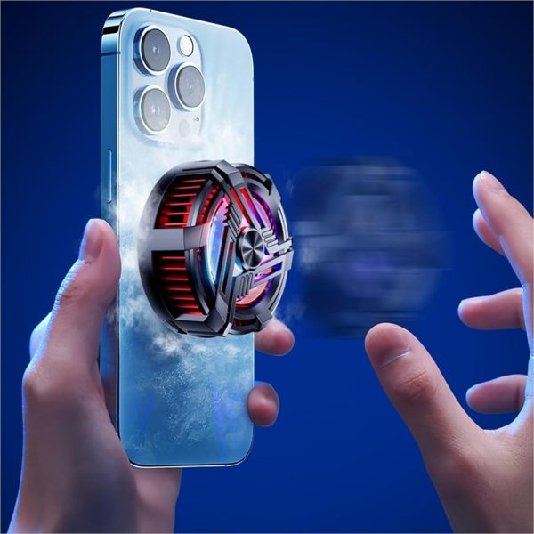 AL-02 Magnetic Phone Cooler with RGB Lights – Semiconductor Cooling Chip for Mobile Gaming - SS Smart Store