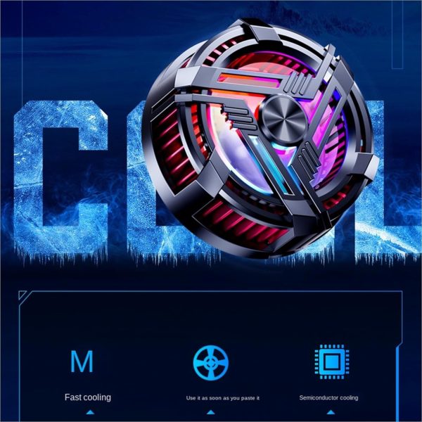 AL-02 Magnetic Phone Cooler with RGB Lights – Semiconductor Cooling Chip for Mobile Gaming - SS Smart Store