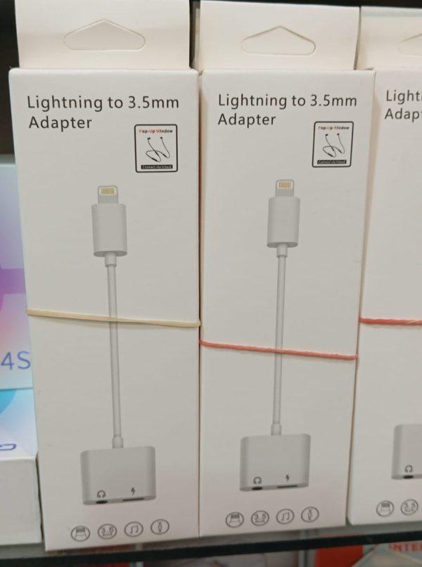 Apple Iphone Connector Lightning To 3.5mm Earphone Jack & Mobile Charging Jack - SS Smart Store