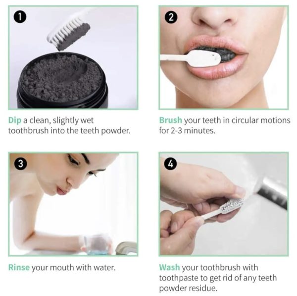 Charcoal Teeth Whitening Powder Deep Cleansing - SS Smart Store