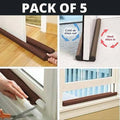 Pack of 5 – Door & Window Draft Stoppers (Hot & Cold Protection) - SS Smart Store
