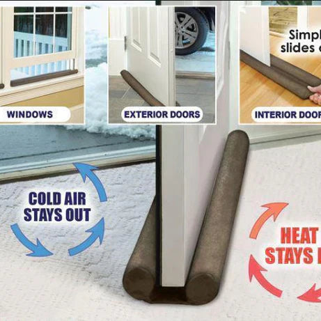 Pack of 5 – Door & Window Draft Stoppers (Hot & Cold Protection) - SS Smart Store
