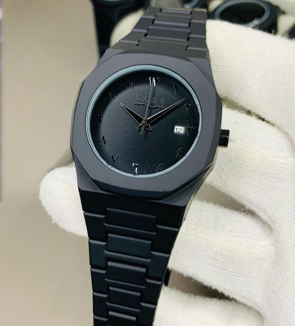 Full Black Aura Quartz Watch – Premium Analog Watch for Men & Boys - SS Smart Store