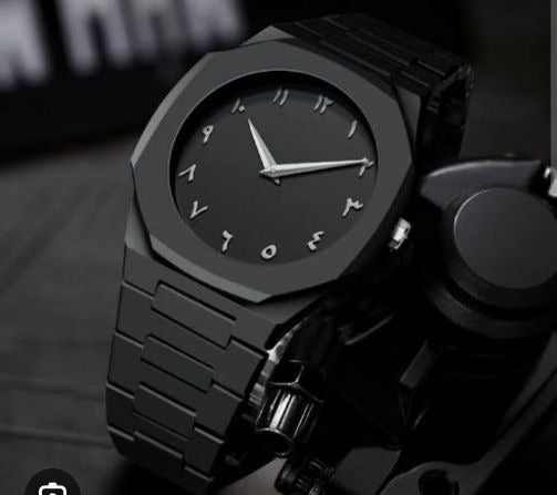 Full Black Aura Quartz Watch – Premium Analog Watch for Men & Boys - SS Smart Store