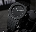 Full Black Aura Quartz Watch – Premium Analog Watch for Men & Boys - SS Smart Store