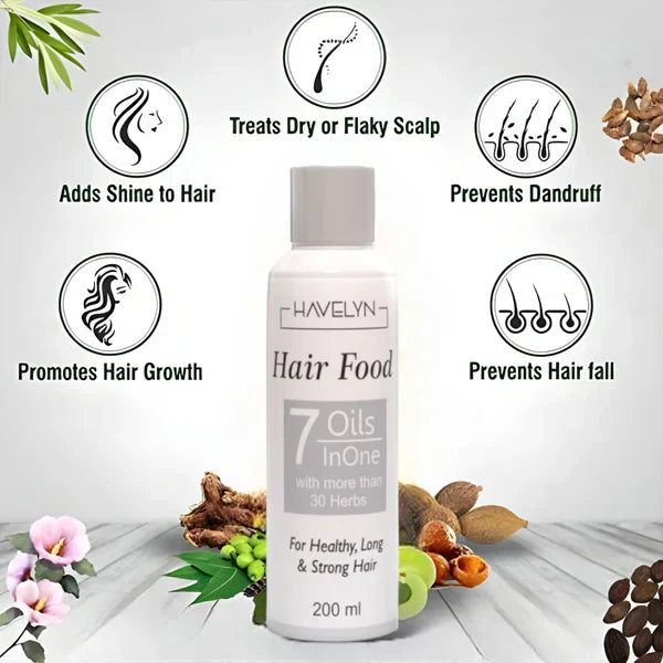Havelyn’s Hair Food Oil For Hair Nourishing Moisture 200 Ml - SS Smart Store