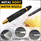 Adjustable High-Pressure Brass Water Spray Gun Nozzle - SS Smart Store