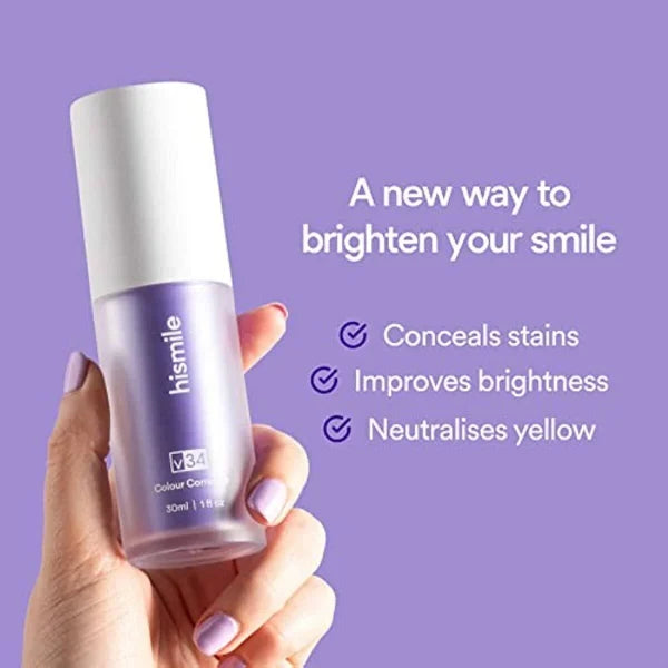 "HiSmile V34 Colour Corrector Serum: Instant Teeth Brightening Solution" - SS Smart Store