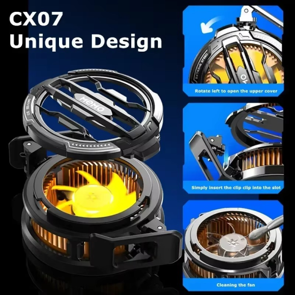 Memo CX07 Magnetic Mobile Cooling Fan – Radiator Heat Absorber for iPhone & Android - SS Smart Store