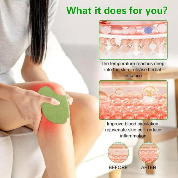Pack of 12 Knee Pain Relief Patches – Natural Joint & Muscle Comfort - SS Smart Store