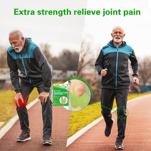 Pack of 12 Knee Pain Relief Patches – Natural Joint & Muscle Comfort - SS Smart Store