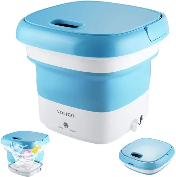 Powerful Mini Foldable Washing Machine with dryer and Foldable Washing Machine - SS Smart Store