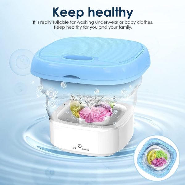 Powerful Mini Foldable Washing Machine with dryer and Foldable Washing Machine - SS Smart Store