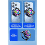 SL-25 15W High-Power Mobile Phone Cooler – Magnetic/Clip-On Radiator with Fast Ice Cooling & RGB LED Lights - SS Smart Store